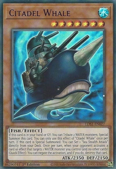 Citadel Whale (Ultra Rare) (Purple) [LDS1-EN027-UR-P]