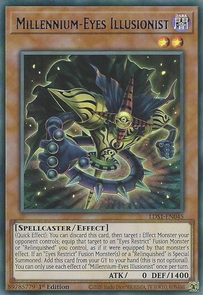 Millennium-Eyes Illusionist (Ultra Rare) (Blue) [LDS1-EN045-UR-B]