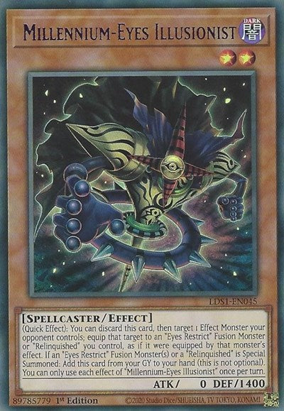 Millennium-Eyes Illusionist (Ultra Rare) (Purple) [LDS1-EN045-UR-P]