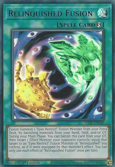 Relinquished Fusion (Ultra Rare) (Purple) [LDS1-EN049-UR-P]