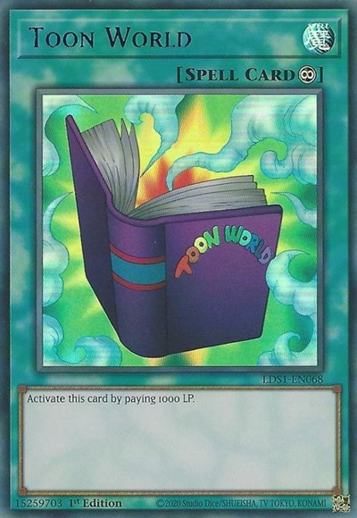 Toon World (Ultra Rare) (Blue) [LDS1-EN068-UR-B]