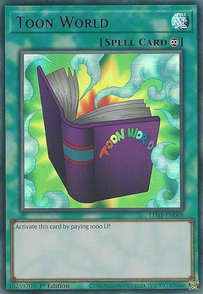 Toon World (Ultra Rare) (Purple) [LDS1-EN068-UR-P]