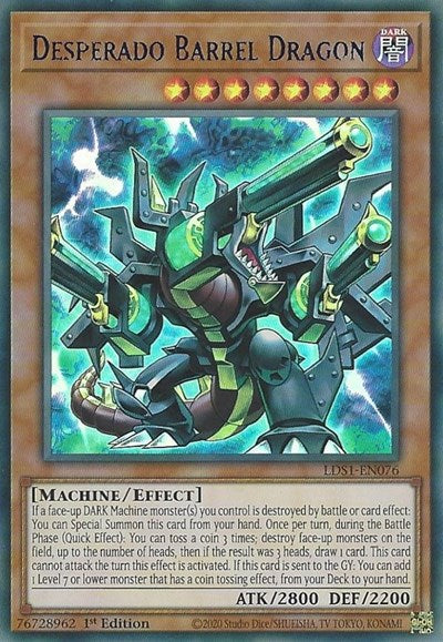 Desperado Barrel Dragon (Ultra Rare) (Blue) [LDS1-EN076-UR-B]