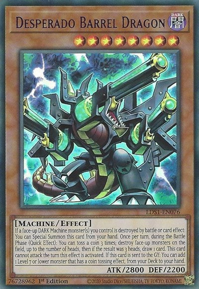 Desperado Barrel Dragon (Ultra Rare) (Purple) [LDS1-EN076-UR-P]