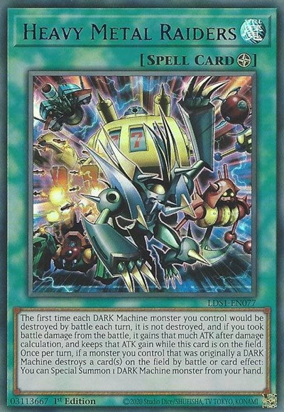Heavy Metal Raiders (Ultra Rare) (Blue) [LDS1-EN077-UR-B]
