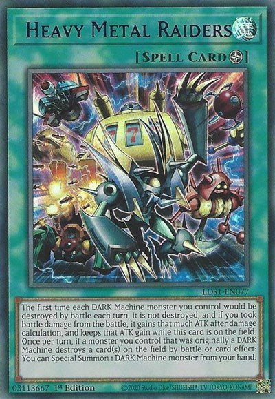 Heavy Metal Raiders (Ultra Rare) (Purple) [LDS1-EN077-UR-P]