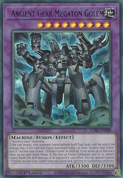 Ancient Gear Megaton Golem (Ultra Rare) (Purple) [LDS1-EN088-UR-P]