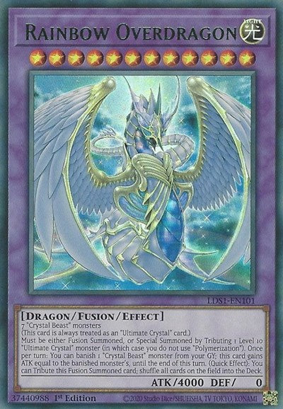 Rainbow Overdragon (Ultra Rare) (Green) [LDS1-EN101-UR-G]