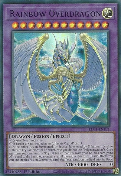 Rainbow Overdragon (Ultra Rare) (Purple) [LDS1-EN101-UR-P]