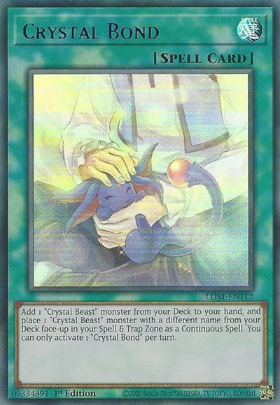 Crystal Bond (Ultra Rare) (Blue) [LDS1-EN112-UR-B]