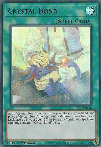 Crystal Bond (Ultra Rare) (Purple) [LDS1-EN112-UR-P]