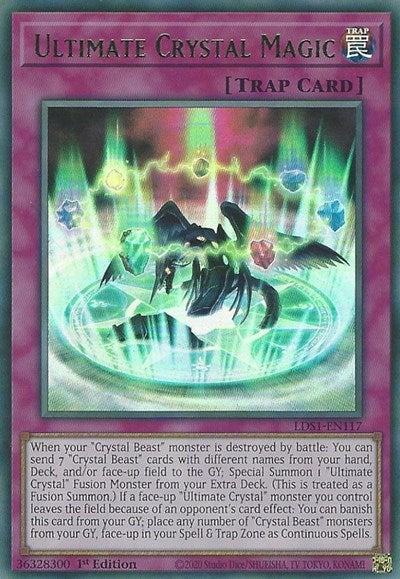 Ultimate Crystal Magic (Ultra Rare) (Green) [LDS1-EN117-UR-G]