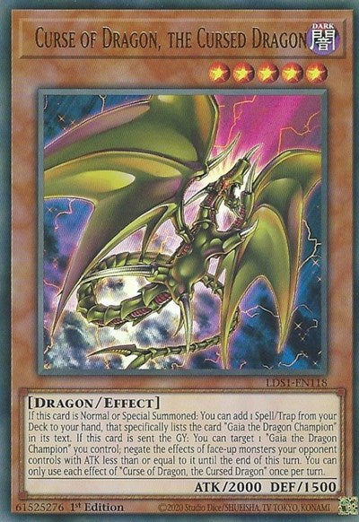 Curse of Dragon, the Cursed Dragon (Ultra Rare) [LDS1-EN118-UR]