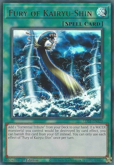 Fury of Kairyu-Shin (Ultra Rare) [LDS1-EN120-UR]