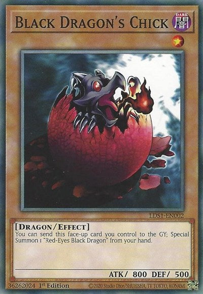 Black Dragon's Chick (Common) [LDS1-EN002-C]
