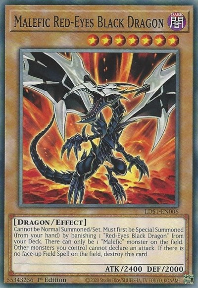 Malefic Red-Eyes Black Dragon (Common) [LDS1-EN006-C]