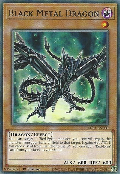 Black Metal Dragon (Common) [LDS1-EN008-C]