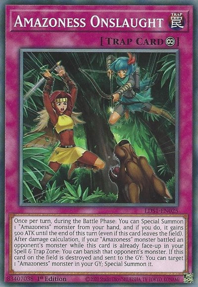 Amazoness Onslaught (Common) [LDS1-EN025-C]