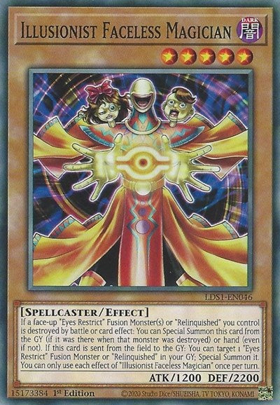 Illusionist Faceless Magician (Common) [LDS1-EN046-C]