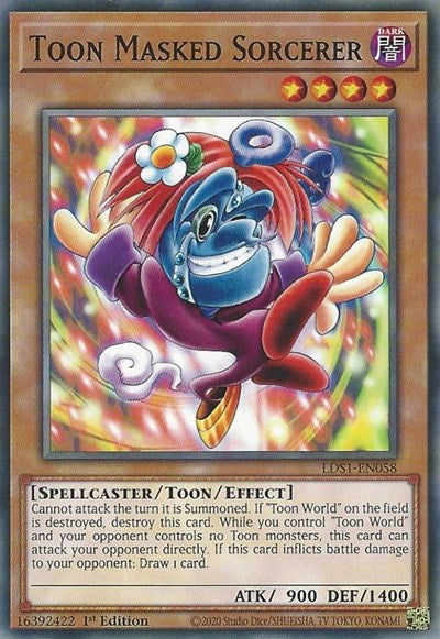 Toon Masked Sorcerer (Common) [LDS1-EN058-C]