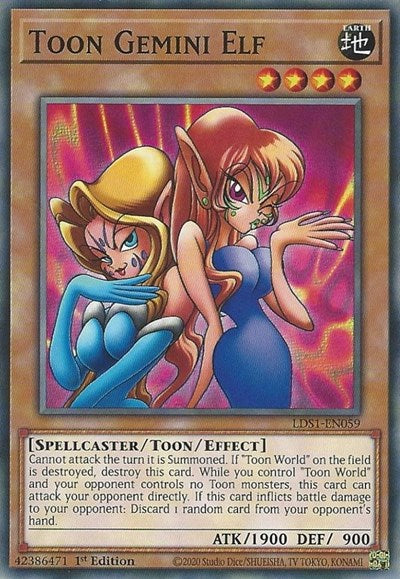 Toon Gemini Elf (Common) [LDS1-EN059-C]