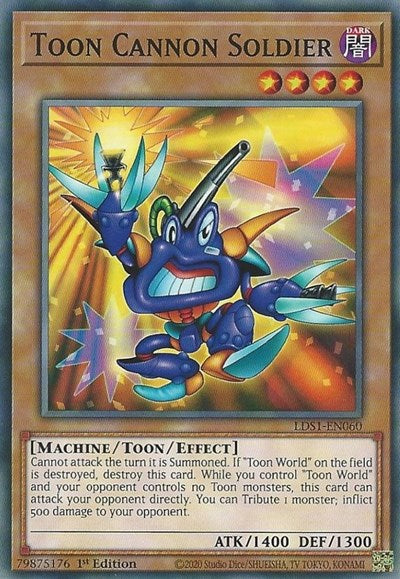 Toon Cannon Soldier (Common) [LDS1-EN060-C]