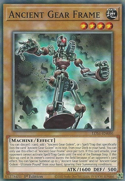 Ancient Gear Frame (Common) [LDS1-EN086-C]