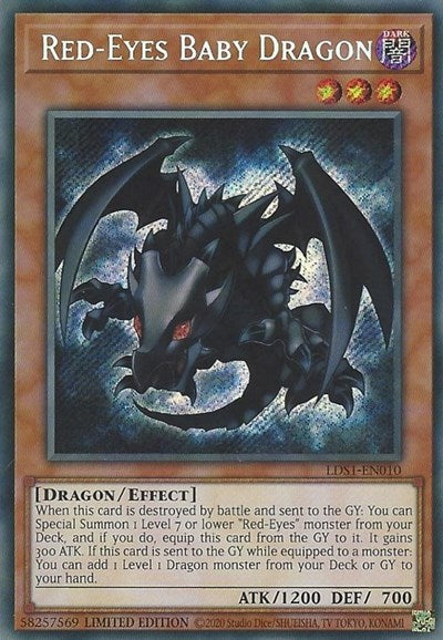 Red-Eyes Baby Dragon (Secret Rare) [LDS1-EN010-SeR]