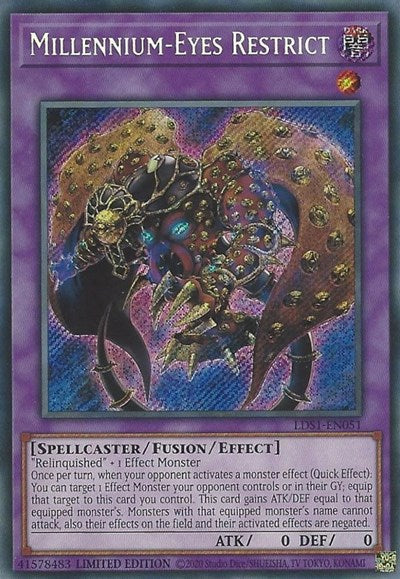 Millennium-Eyes Restrict (Secret Rare) [LDS1-EN051-SeR]
