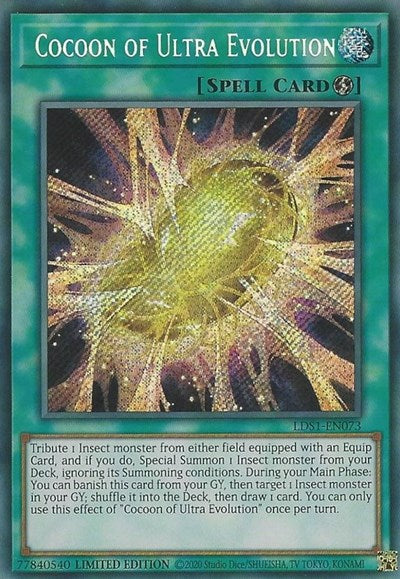 Cocoon of Ultra Evolution (Secret Rare) [LDS1-EN073-SeR]