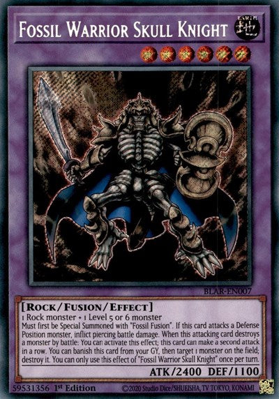 Fossil Warrior Skull Knight (Secret Rare) [BLAR-EN007-SeR]