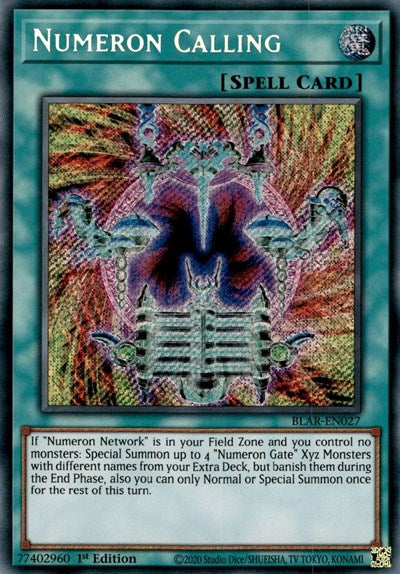 Numeron Calling (Secret Rare) [BLAR-EN027-SeR]