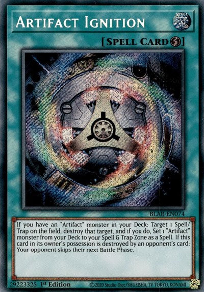 Artifact Ignition (Secret Rare) [BLAR-EN074-SeR]