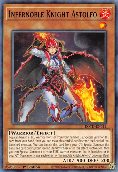 Infernoble Knight Astolfo (Common) [ROTD-EN012-C]