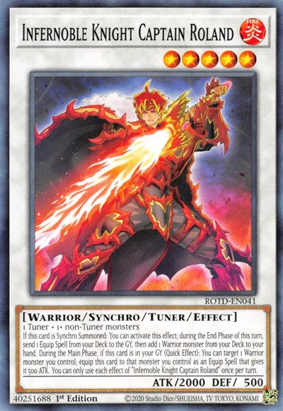 Infernoble Knight Captain Roland (Common) [ROTD-EN041-C]