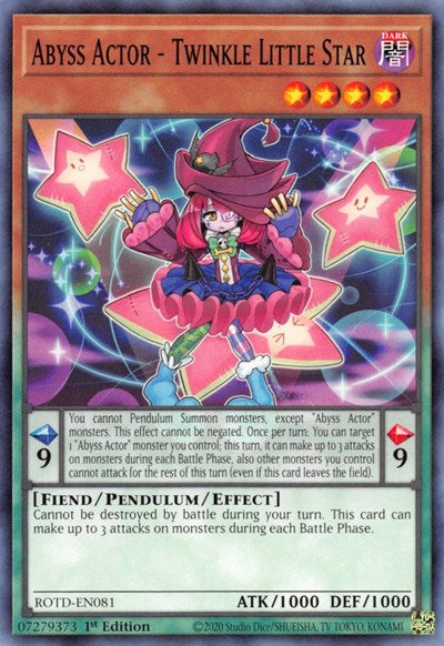 Abyss Actor - Twinkle Little Star (Common) [ROTD-EN081-C]