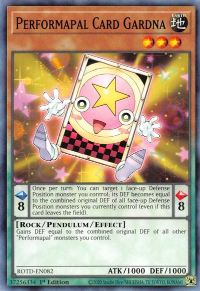 Performapal Card Gardna (Common) [ROTD-EN082-C]