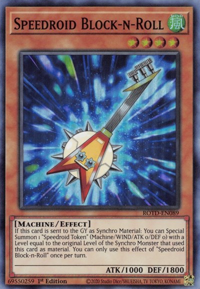 Speedroid Block-n-Roll (Super Rare) [ROTD-EN089-SuR]