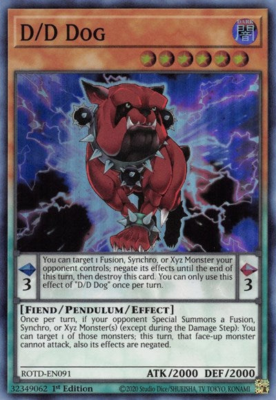 D/D Dog (Super Rare) [ROTD-EN091-SuR]