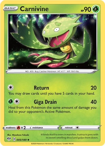 Carnivine - 005/189 (Uncommon) [DAA-005-U]
