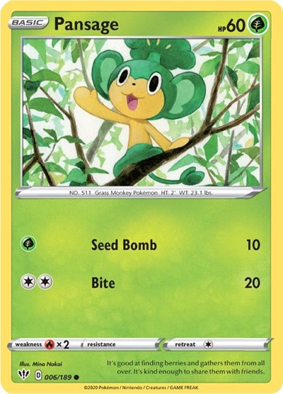 Pansage - 006/189 (Common) [DAA-006-C]