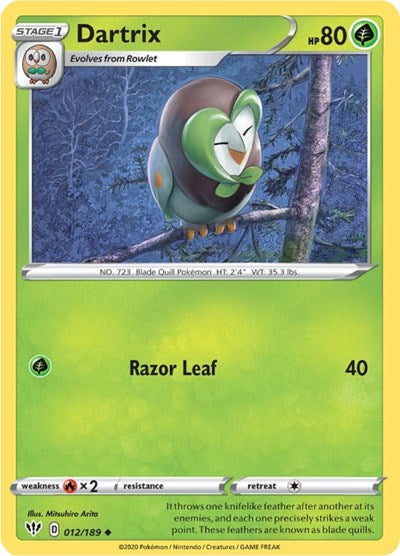 Dartrix - 012/189 (Uncommon) [DAA-012-U]