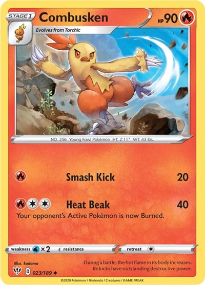 Combusken - 023/189 (Uncommon) [DAA-023-U]