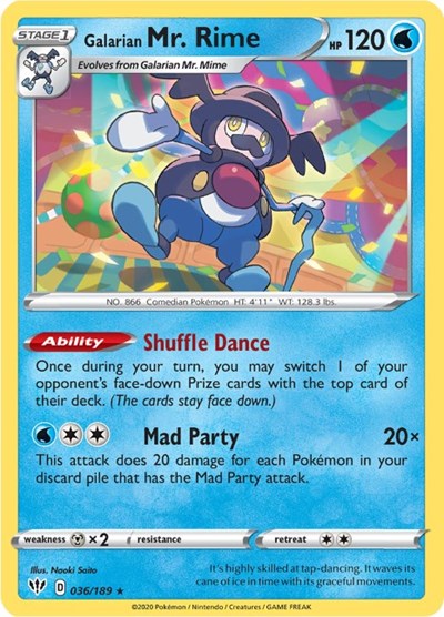 Galarian Mr. Rime - 036/189 (Rare) [DAA-036-R]