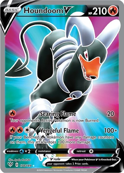 Houndoom V - 178/189 (Ultra Rare) [DAA-178-UR]