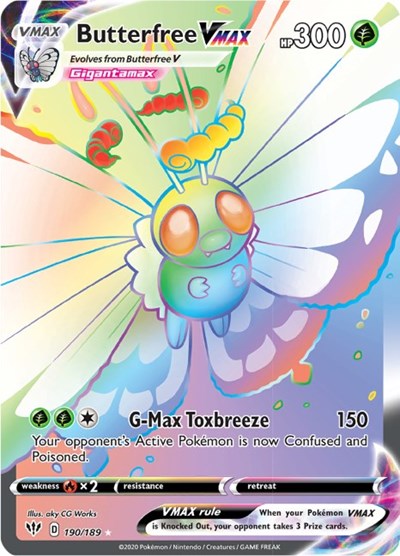 Butterfree VMAX - 190/189 (Secret Rare) [DAA-190-SR]