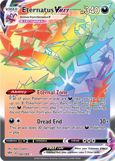 Eternatus VMAX - 192/189 (Secret Rare) [DAA-192-SR]