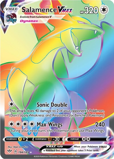 Salamence VMAX - 194/189 (Secret Rare) [DAA-194-SR]
