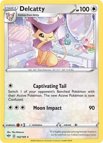 Delcatty - 142/189 (Rare) [DAA-142-R]