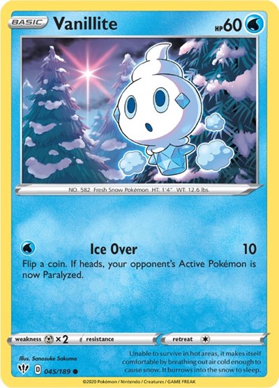 Vanillite - 045/189 (Common) [DAA-045-C]